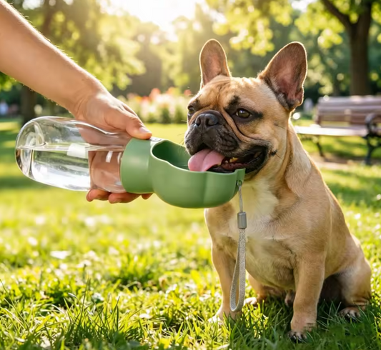 Botella Portátil 2 en 1 para Perros